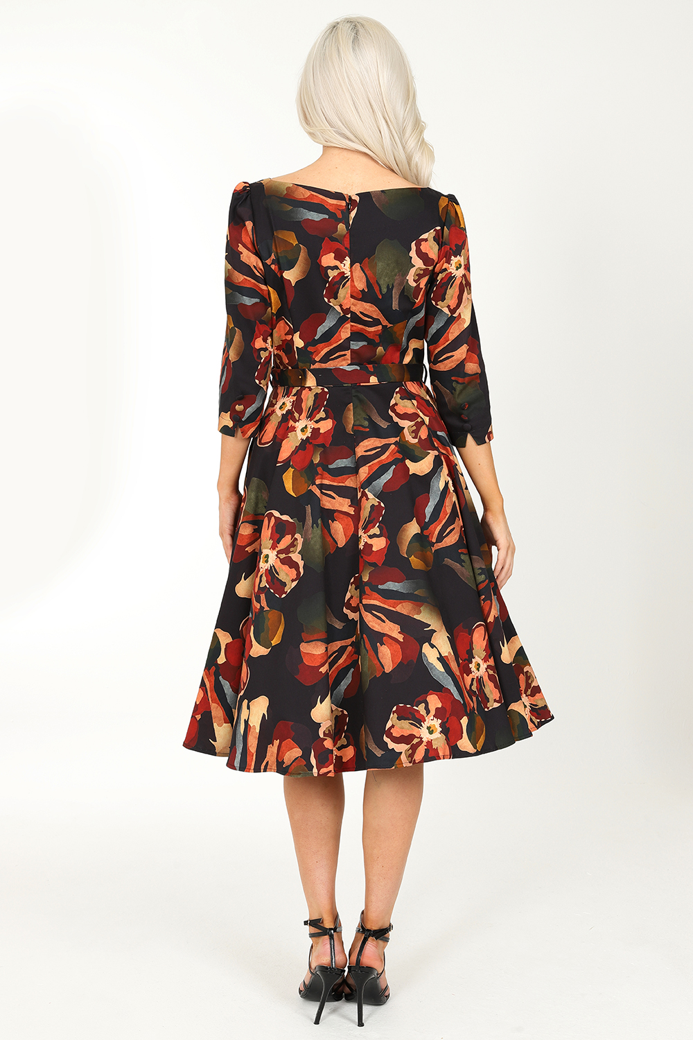 Mabel Floral Swing Dress